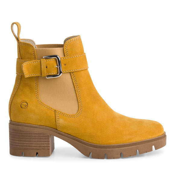 Tamaris 25477 Ankle Boot | Suede | Yellow