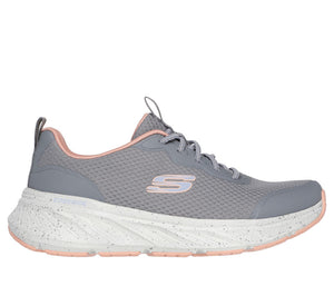 Skechers slip on Relaxed Fit: Edgeride - Smooth Journey | 150472GYCL | Gray/Coral