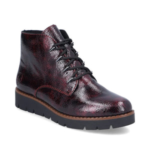 44902-35 Ankle Boot | Patent Bordeaux