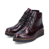 44902-35 Ankle Boot | Patent Bordeaux