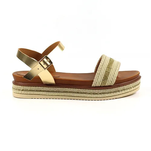 Frazer Sandal | Gold