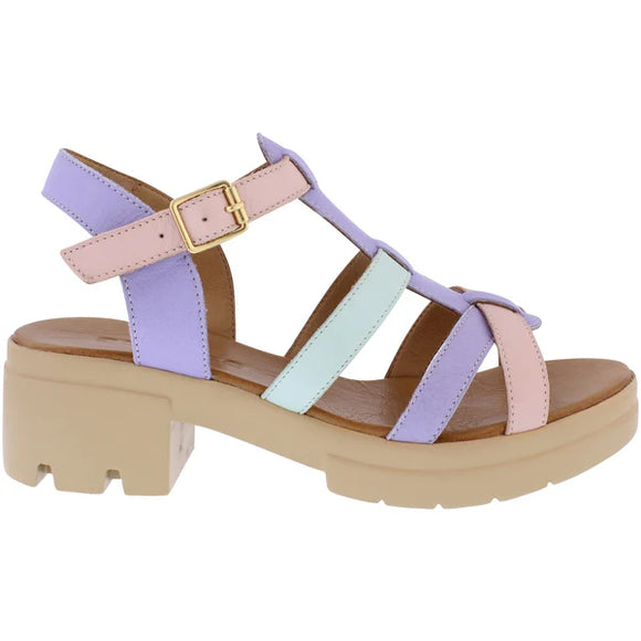 Adesso | Willa Pastel Leather Power Sandal | Lily Combi