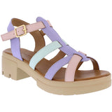 Adesso | Willa Pastel Leather Power Sandal | Lily Combi