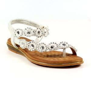 Charlotte II Sandal | Silver