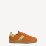 Tamaris | 23788 | Orange Suede Leather Sneaker