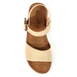 Katie | Wedge Sandal | Beige