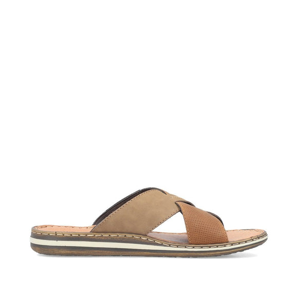 Rieker 21088 Mens Sandal | Brown