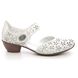 Rieker 43753 | Leather Shoe | White