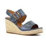 Rochester | Wedge Sandal | Blue