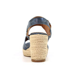 Rochester | Wedge Sandal | Blue